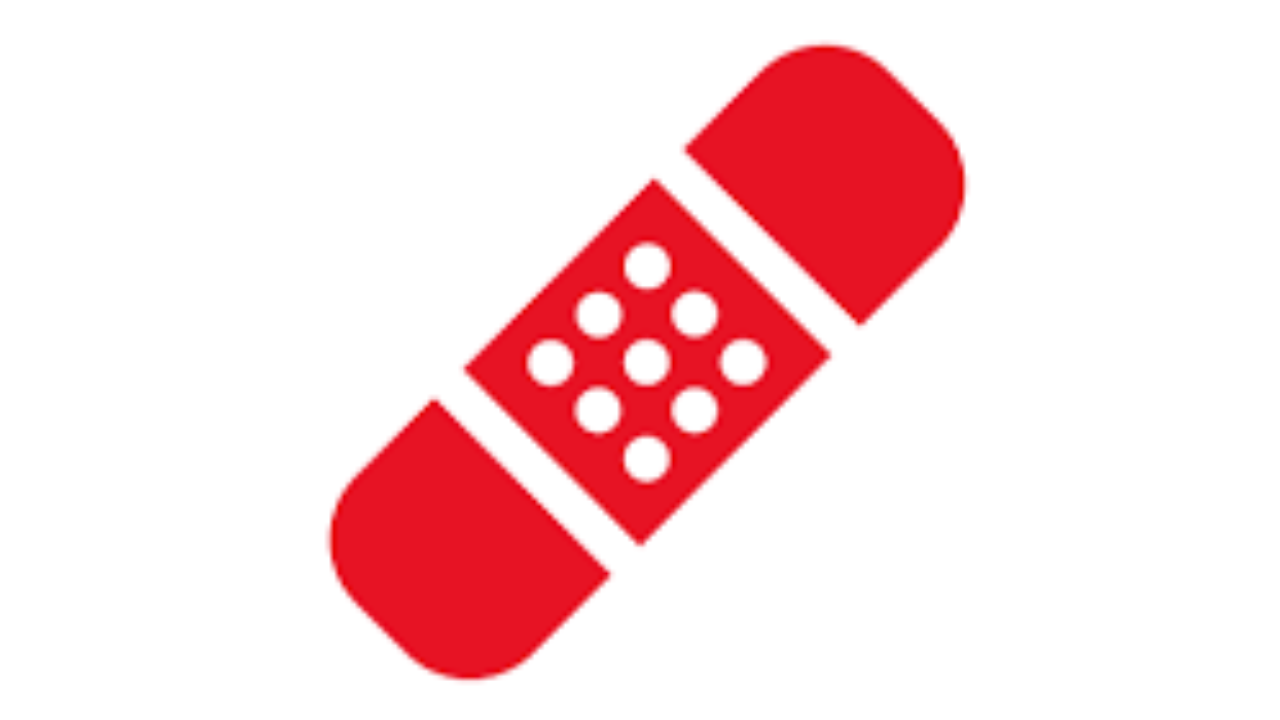 Cartoon-like photo of red emergeny phone associated with the American Red Cross